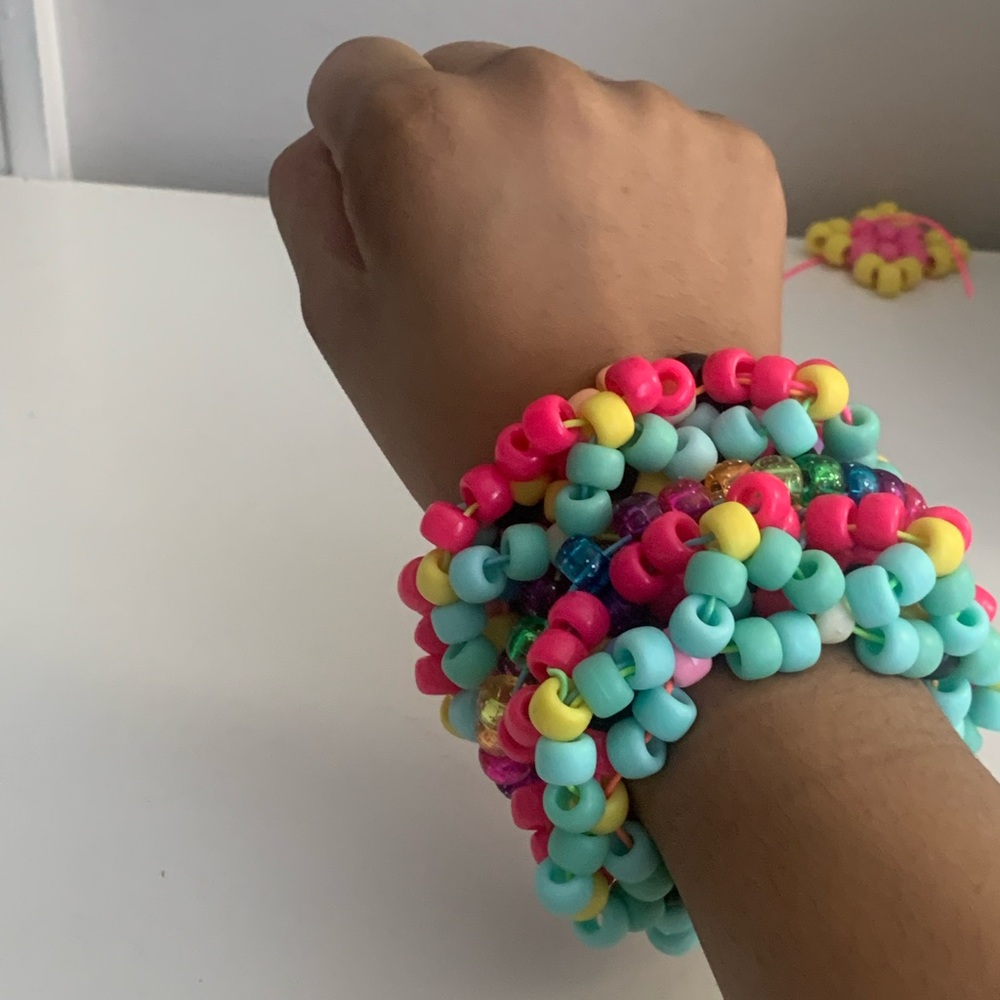 Vibrant Multicolor Beaded Kids Bracelet